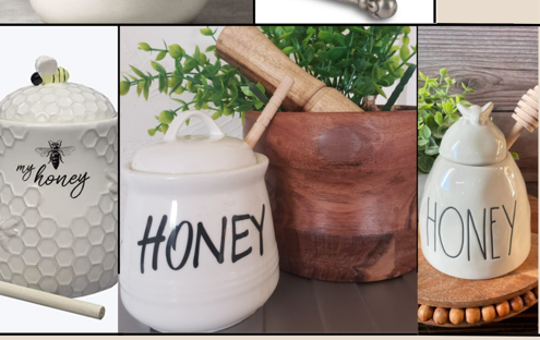 Decorative honey jars