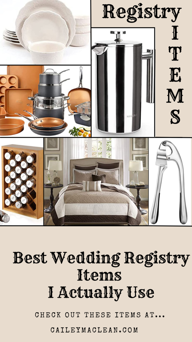 Wedding Registry Items You’ll Actually Use!