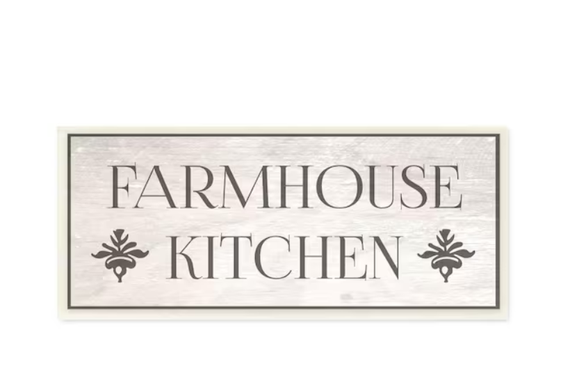 Farmhouse kitchen decorations