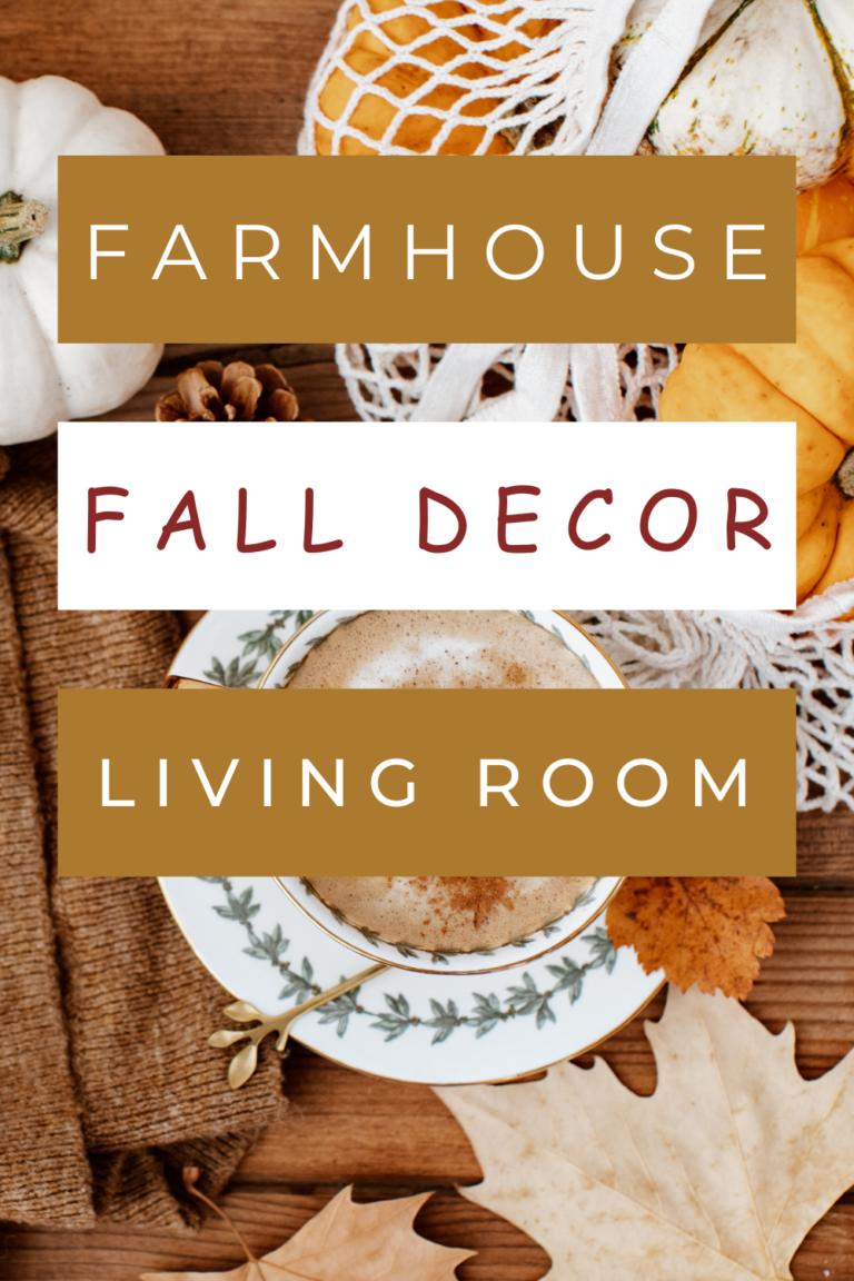 Living Room Farmhouse Fall Decor You’ll Want to Cozy Up In