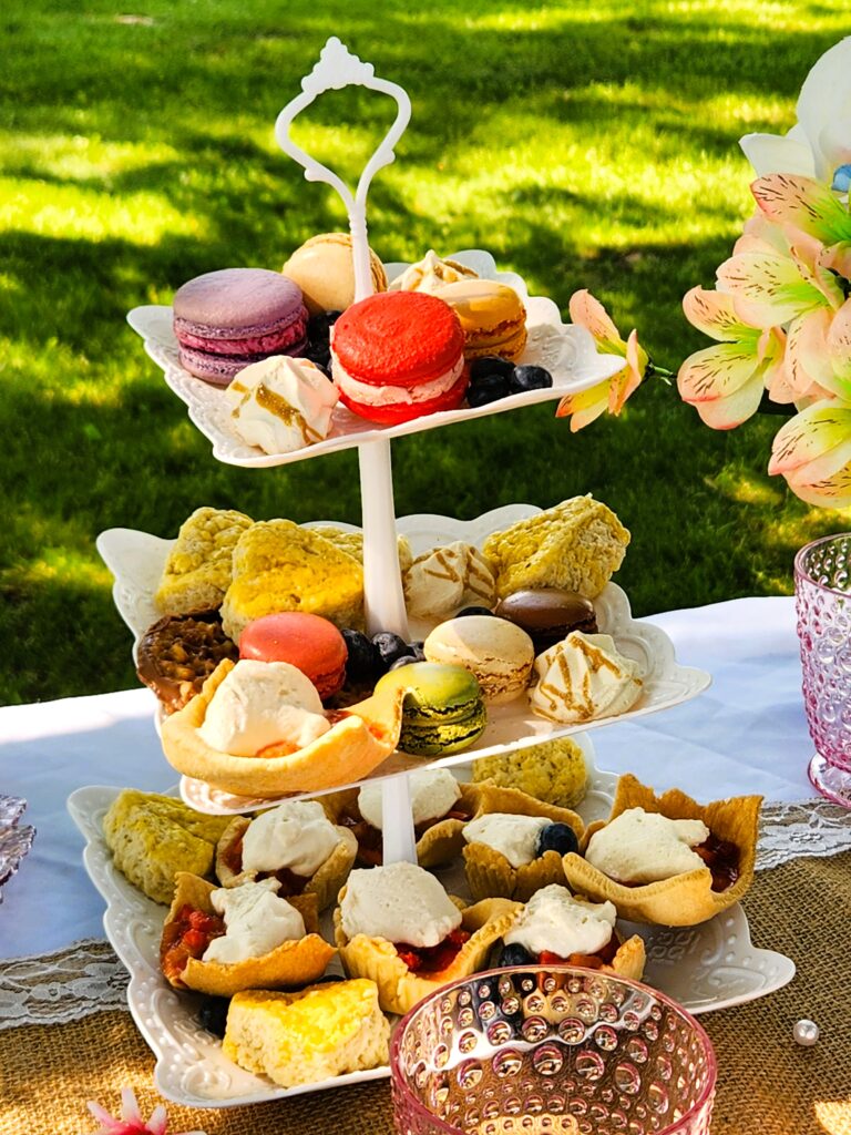 tea party baby shower decoration