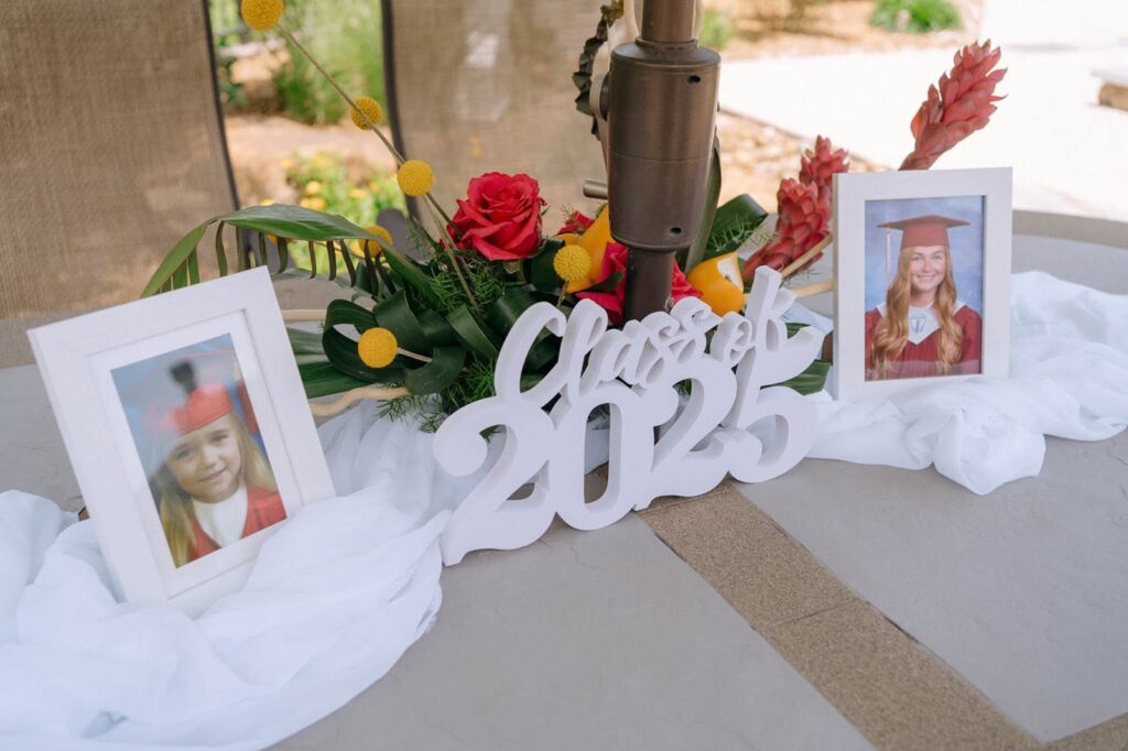 graduation centerpiece