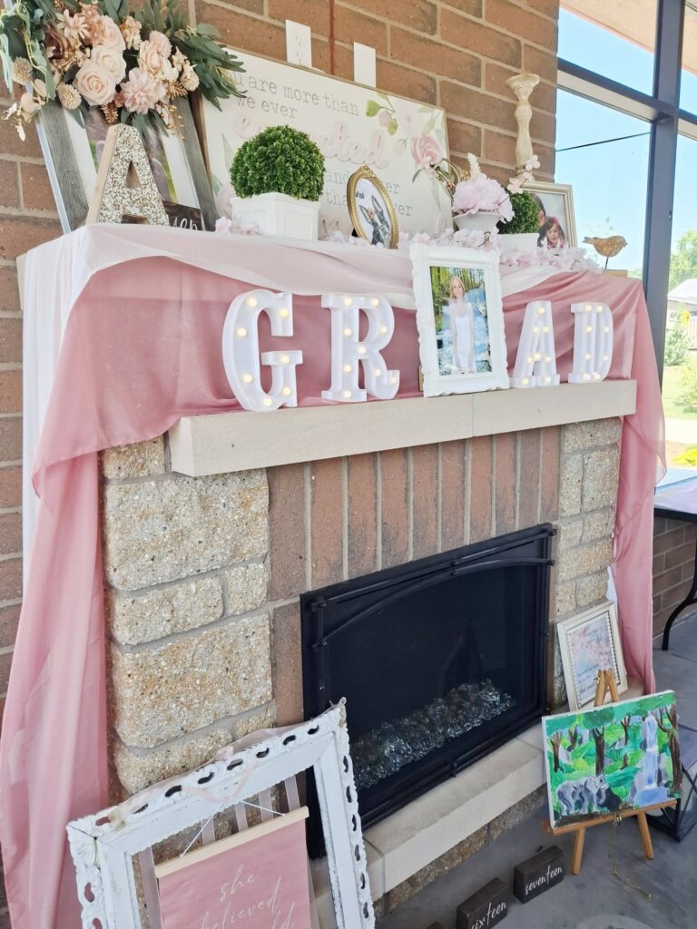 pink party graduation