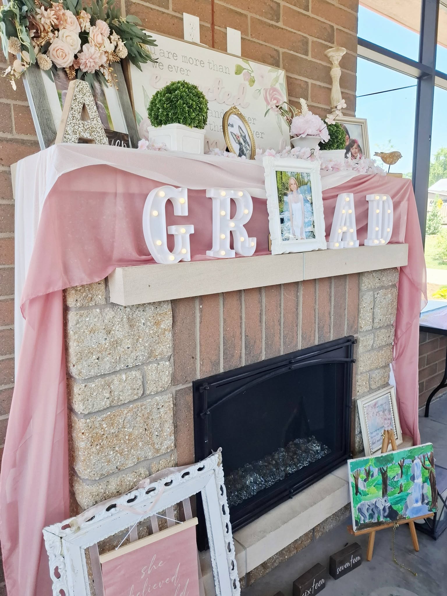 pink party graduation