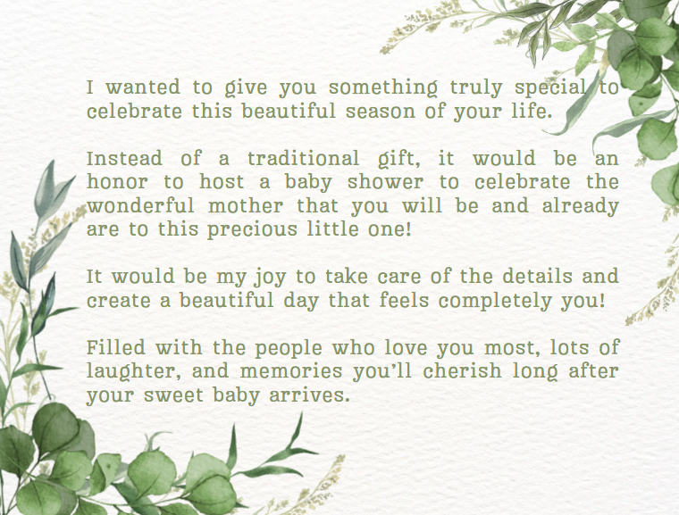 Do I Have To Buy A Gift If I'm Hosting The Baby Shower?